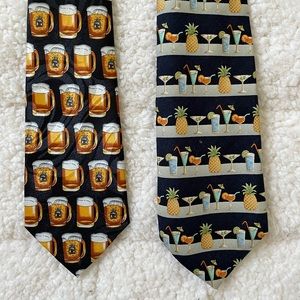 Steven Harris Beer Mug & Tommy Bahama Tropical Cocktail Drink Tie Set